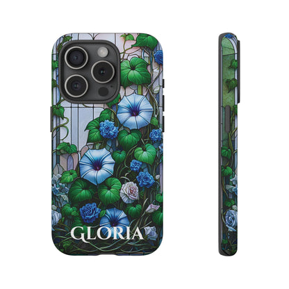 Cathedral Morning Glories - Personalized Phone Case