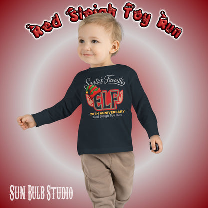 Santa’s Favorite ELF – Red (TODDLER Long Sleeve)