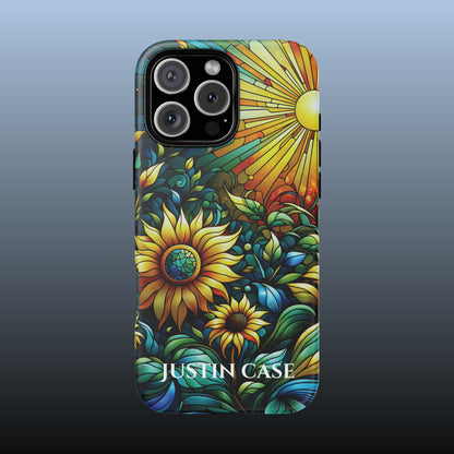 Cathedral Sunflowers - Personalized Phone Case