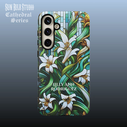Cathedral Lilies - Personalized Phone Case