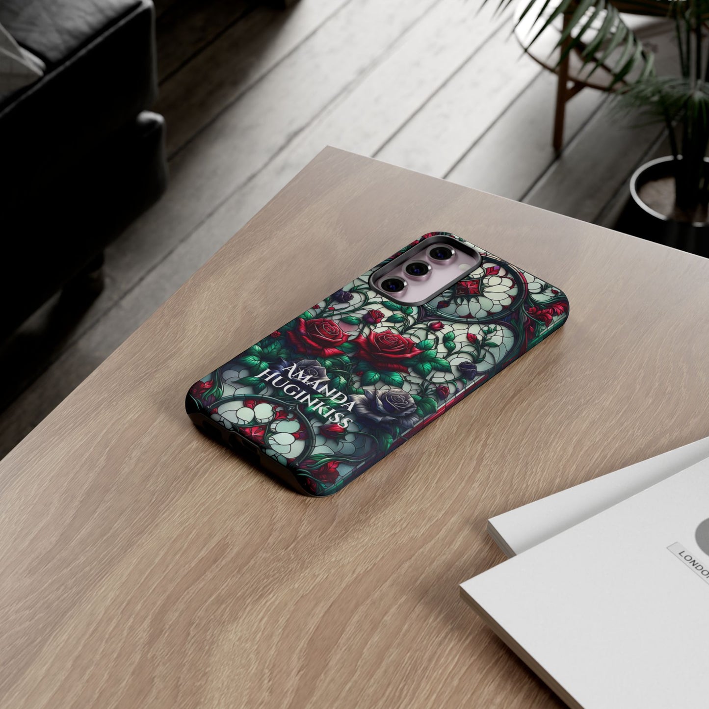 Cathedral Dawn Roses - Personalized Phone Case