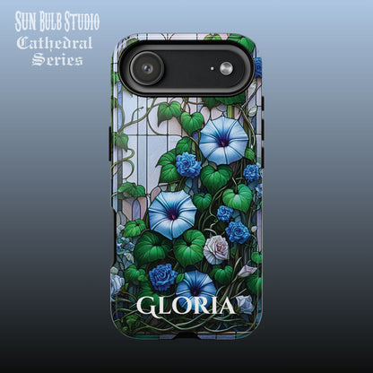 Cathedral Morning Glories - Personalized Phone Case