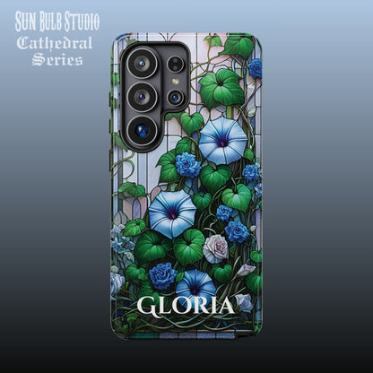 Cathedral Morning Glories - Personalized Phone Case