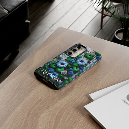 Cathedral Morning Glories - Personalized Phone Case