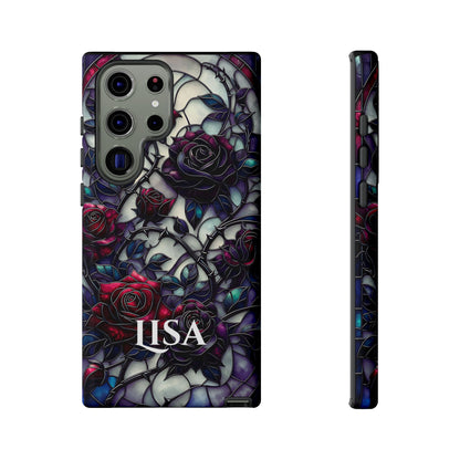 Cathedral Night Roses - Personalized Phone Case