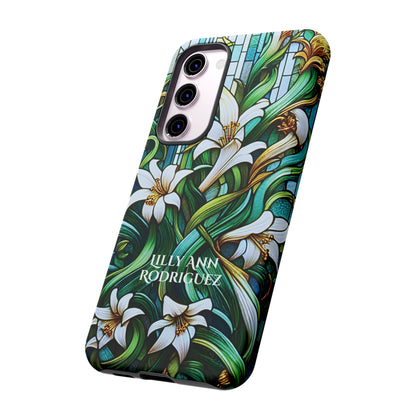 Cathedral Lilies - Personalized Phone Case