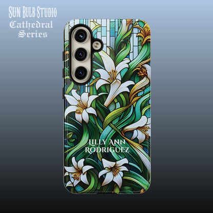 Cathedral Lilies - Personalized Phone Case
