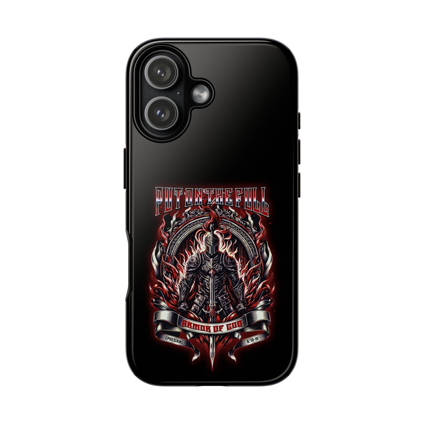 Armor of God Phone Case – Christian Warrior Design | Worship Wear Collection