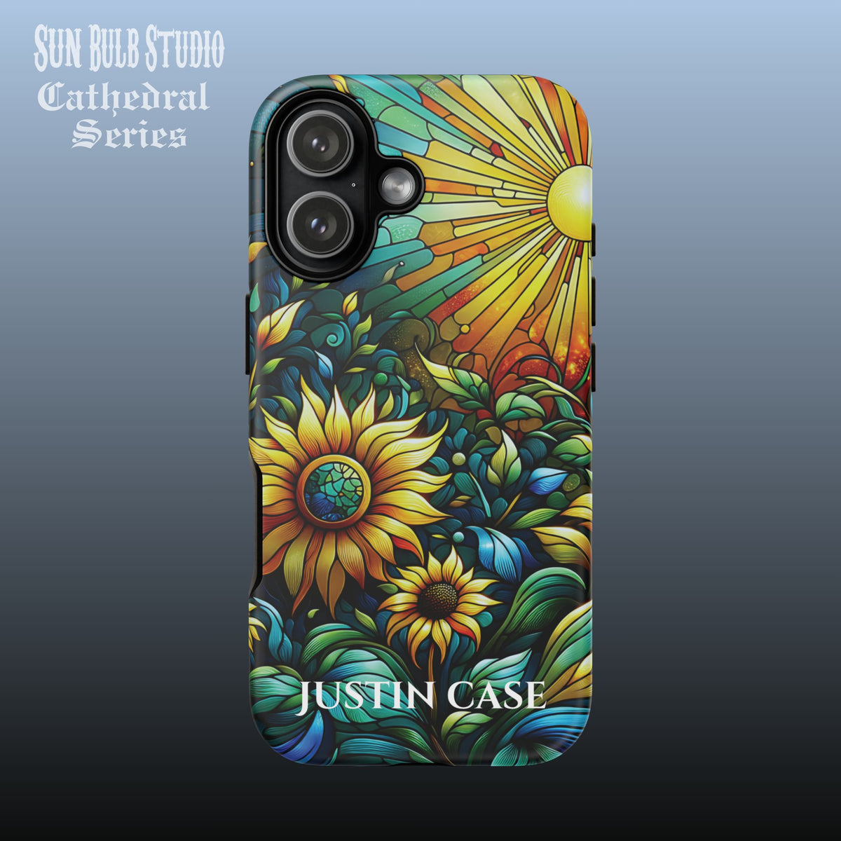 Cathedral Sunflowers - Personalized Phone Case