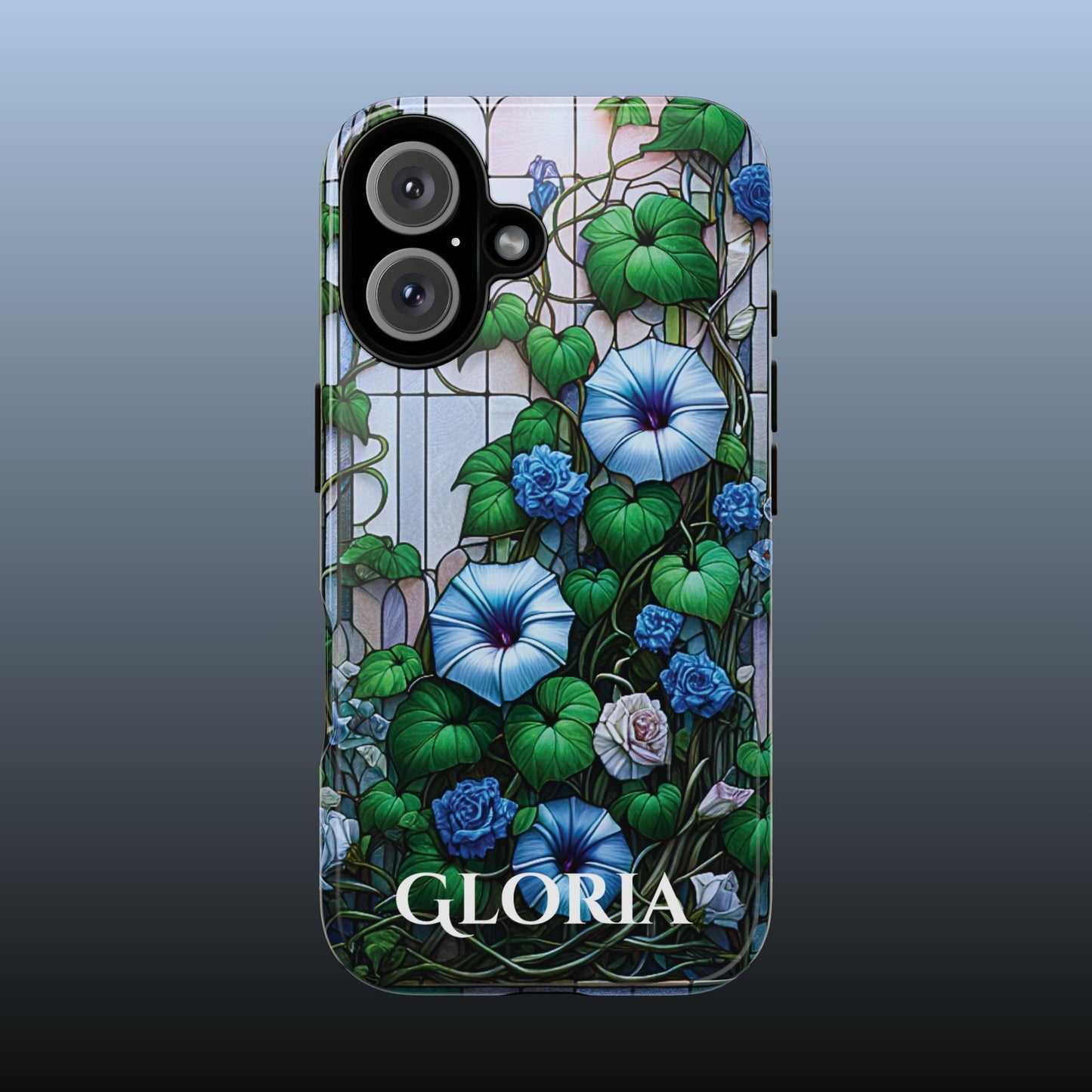 Cathedral Morning Glories - Personalized Phone Case