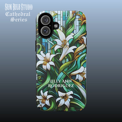 Cathedral Lilies - Personalized Phone Case