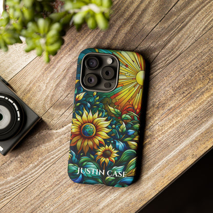 Cathedral Sunflowers - Personalized Phone Case