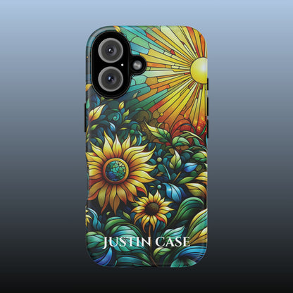 Cathedral Sunflowers - Personalized Phone Case