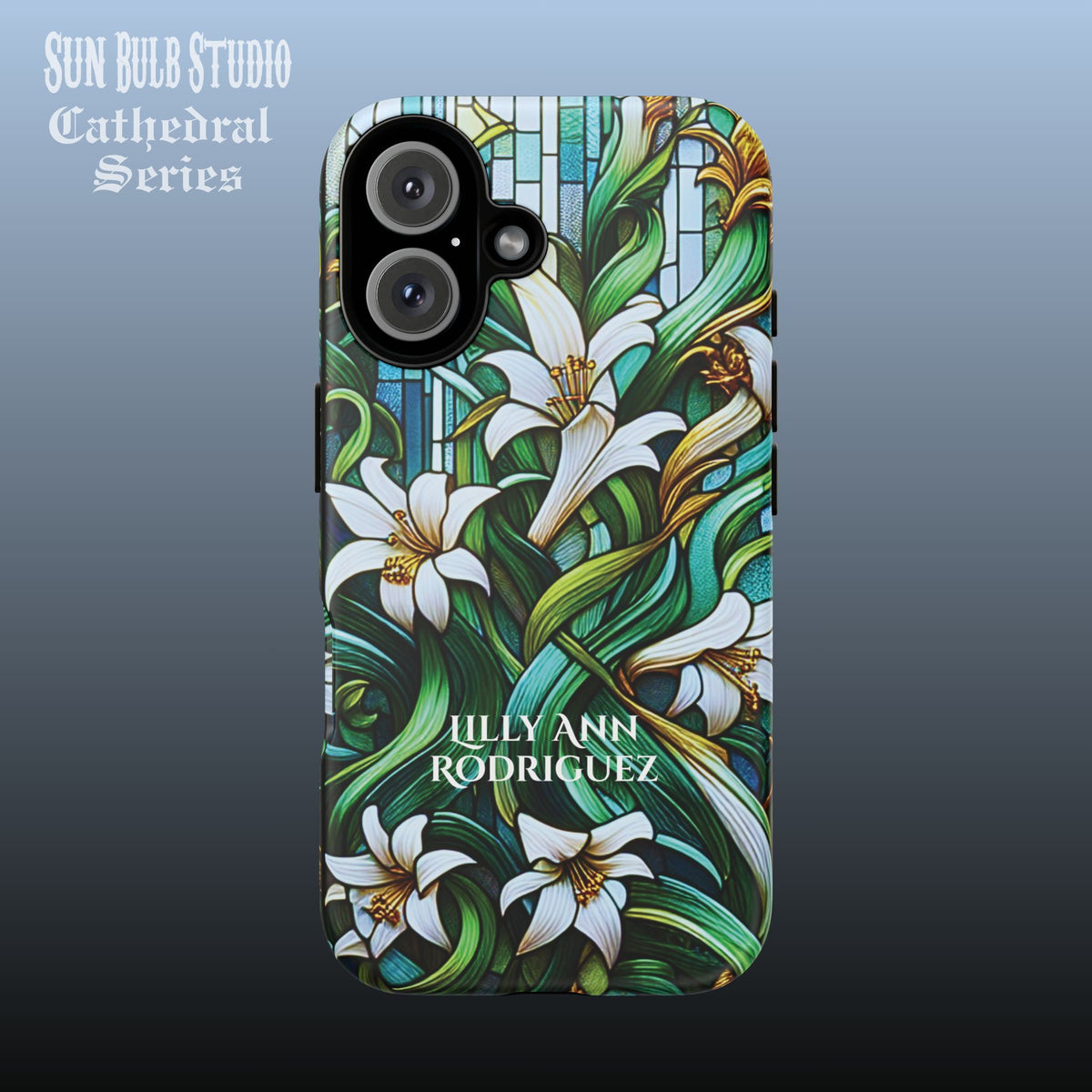 Cathedral Lilies - Personalized Phone Case