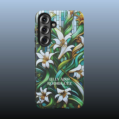Cathedral Lilies - Personalized Phone Case