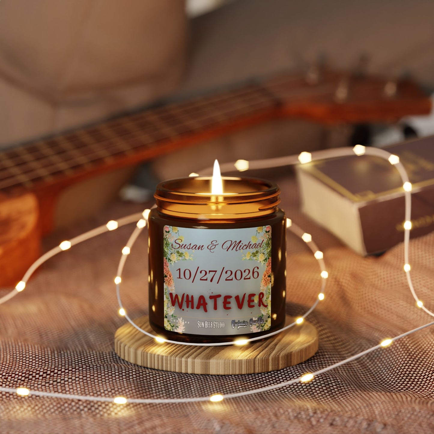 Customize Your Vibe™ Personalized Candle – Wedding Whatever