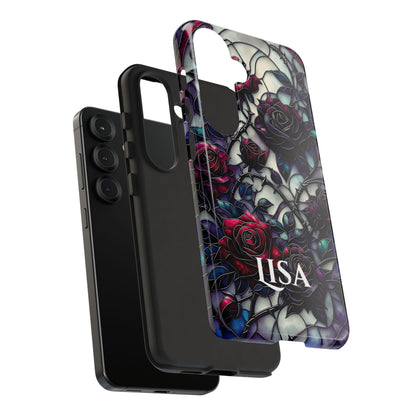 Cathedral Night Roses - Personalized Phone Case