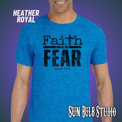 Faith Over Fear Christian T-Shirt – Isaiah 41:13