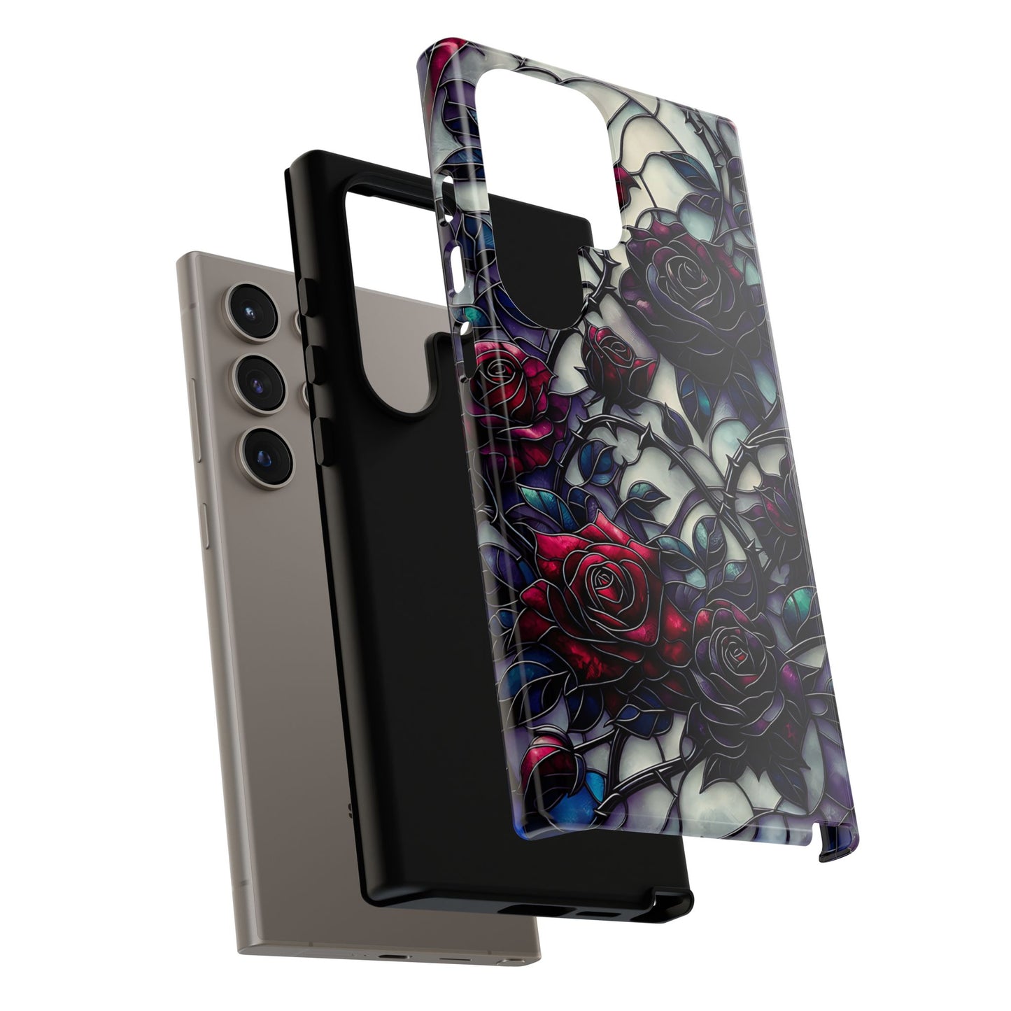 Cathedral Night Roses – Phone Case