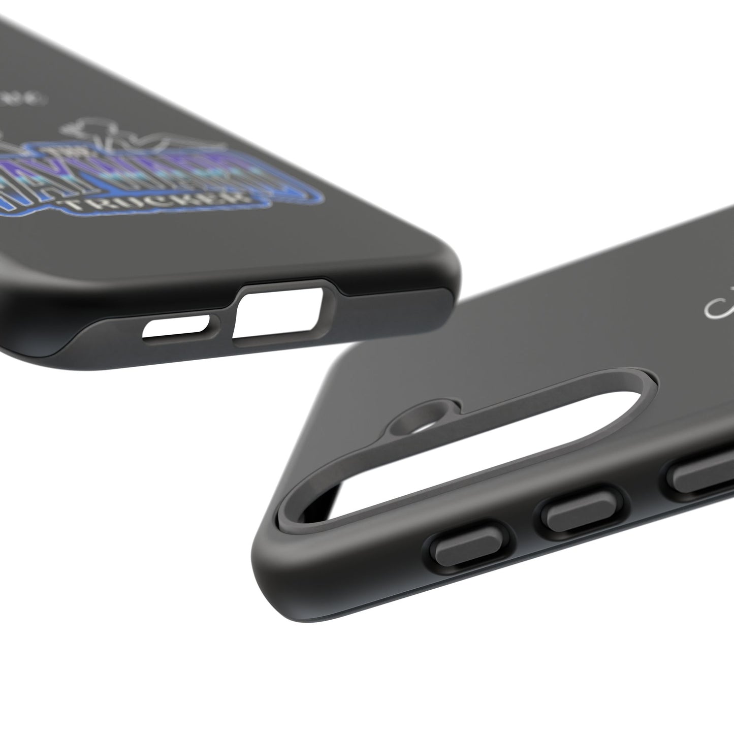 Personalized 'The Wayward Trucker' Phone Case — Custom Name Tough Case for Truck Drivers