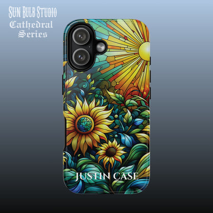 Cathedral Sunflowers - Personalized Phone Case