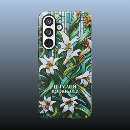 Cathedral Lilies - Personalized Phone Case