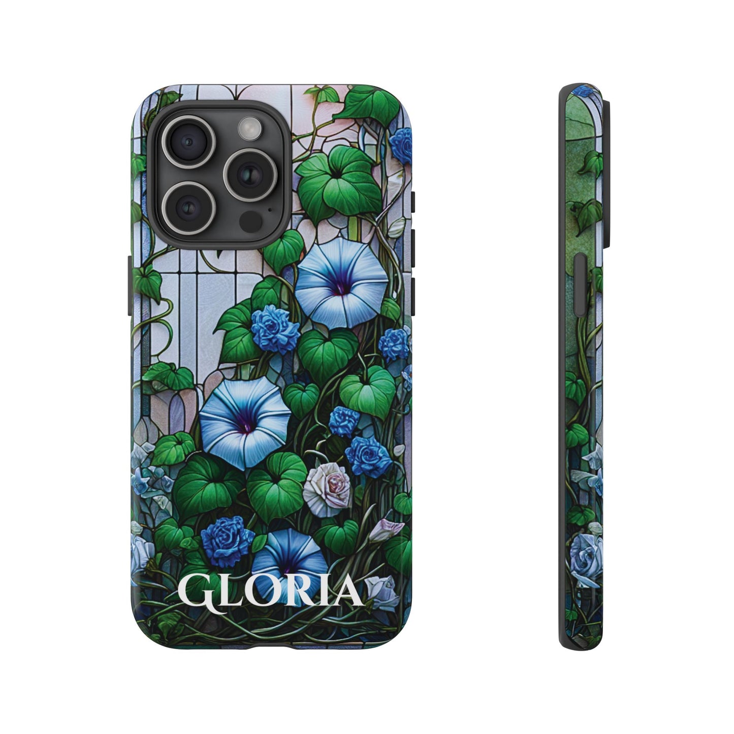 Cathedral Morning Glories - Personalized Phone Case
