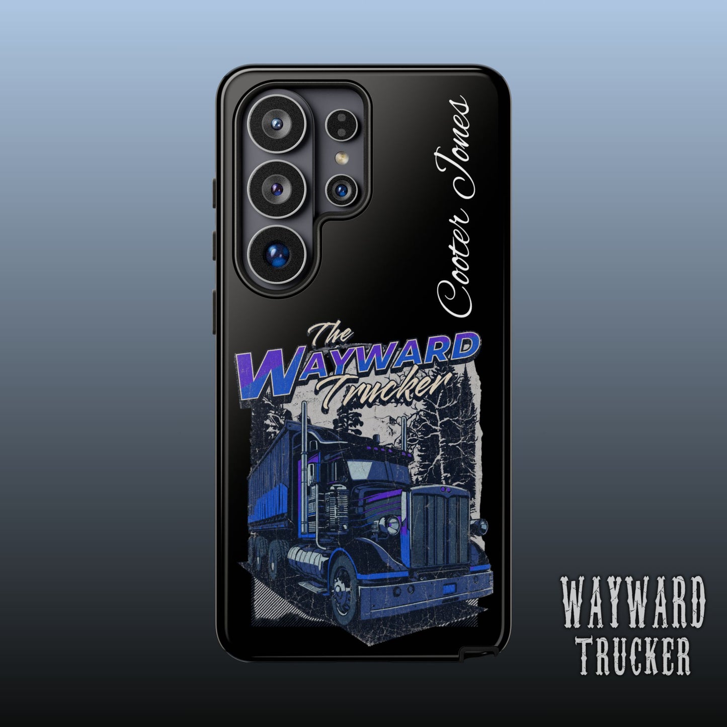 The Wayward Trucker™ Midnight Blue Edition— Personalized Phone Case