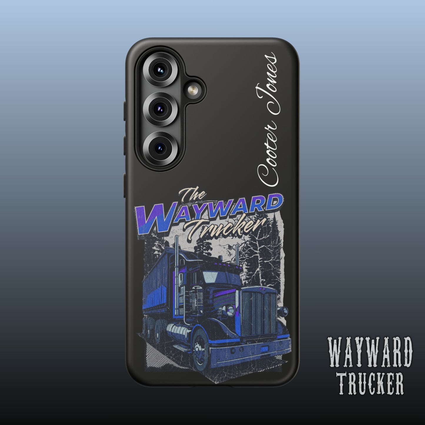 The Wayward Trucker™ Midnight Blue Edition— Personalized Phone Case
