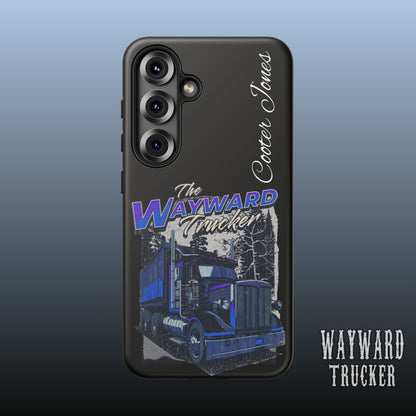 The Wayward Trucker™ Midnight Blue Edition— Personalized Phone Case