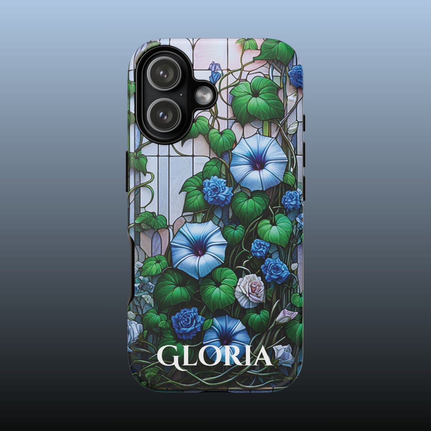Cathedral Morning Glories - Personalized Phone Case