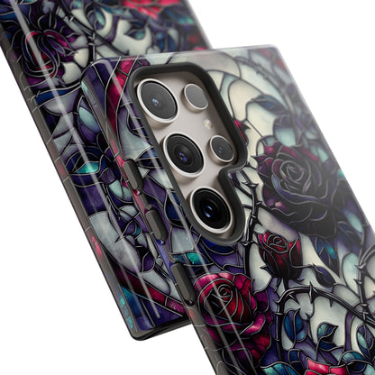Cathedral Night Roses - Personalized Phone Case