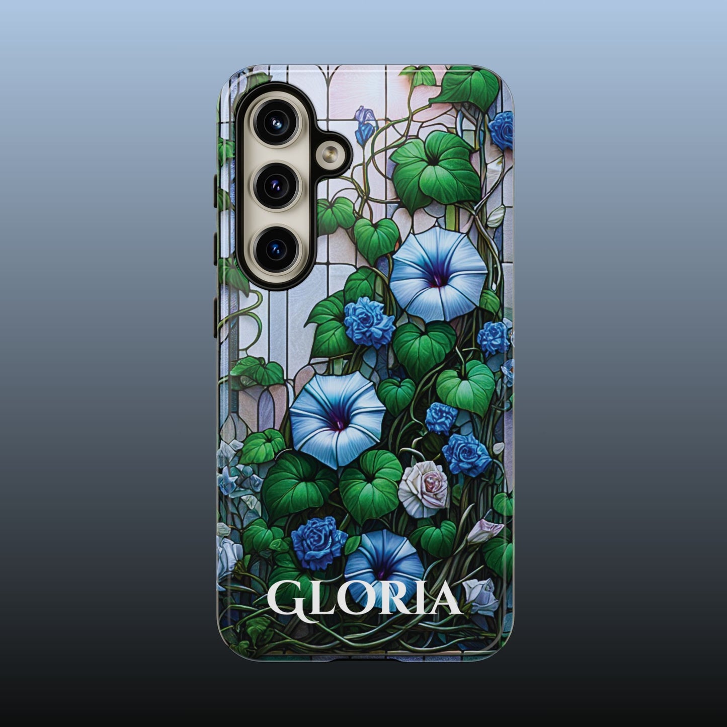 Cathedral Morning Glories - Personalized Phone Case