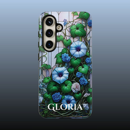 Cathedral Morning Glories - Personalized Phone Case