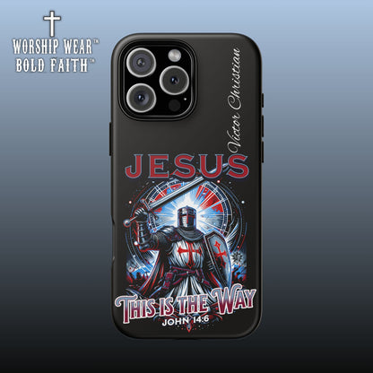 Jesus This is the Way— Personalized Phone Case
