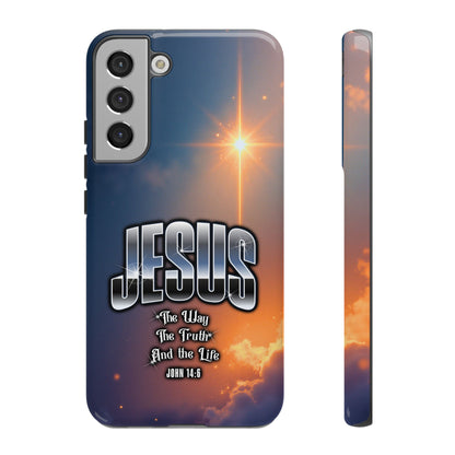 JESUS — The Way, The Truth, The Life — Radiant Sunrise Edition Phone Case