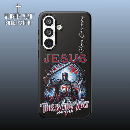 Jesus This is the Way— Personalized Phone Case