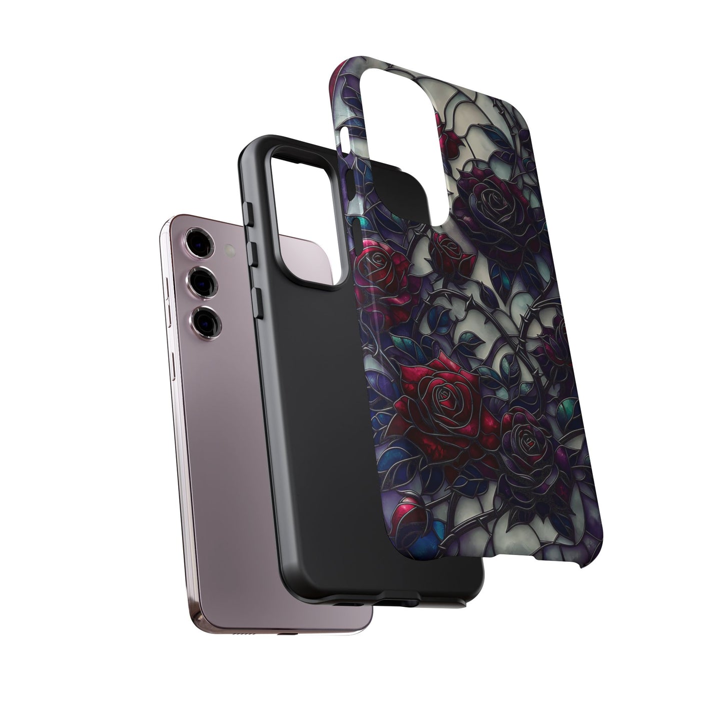Cathedral Night Roses – Phone Case