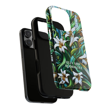 Cathedral Lilies - Personalized Phone Case