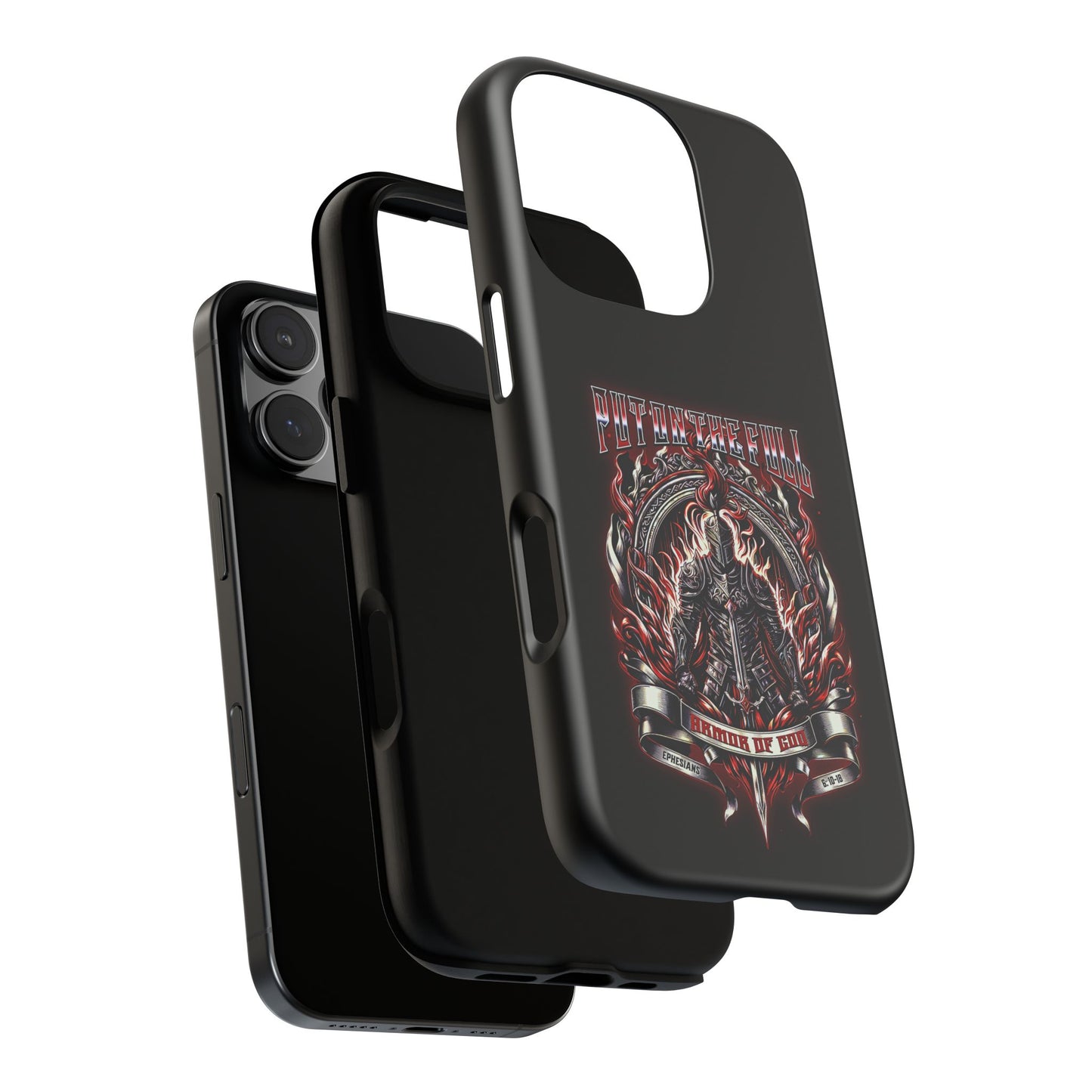 Armor of God Phone Case – Christian Warrior Design | Worship Wear Collection