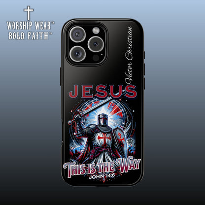 Jesus This is the Way— Personalized Phone Case