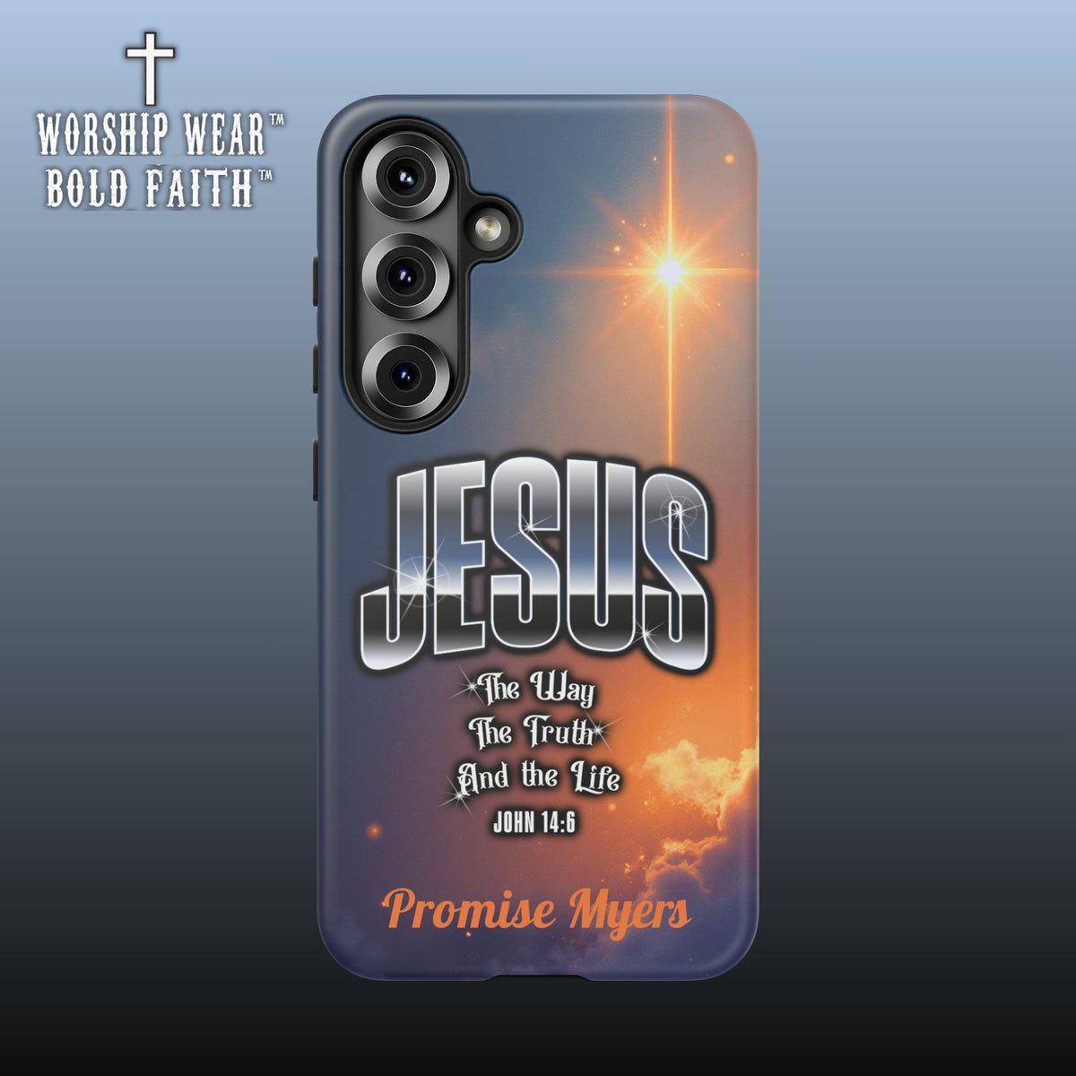 Jesus — The Way, The Truth & The Life — Personalized Phone Case