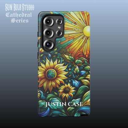Cathedral Sunflowers - Personalized Phone Case