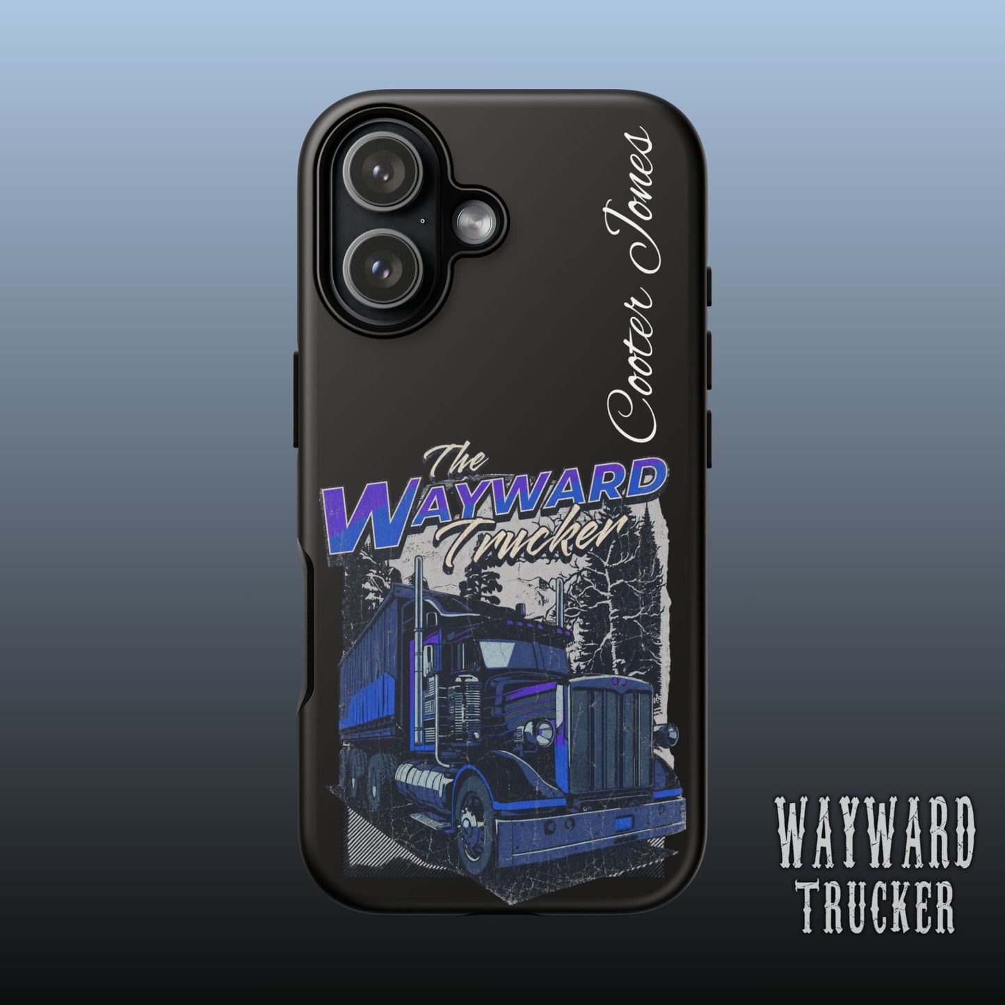 The Wayward Trucker™ Midnight Blue Edition— Personalized Phone Case