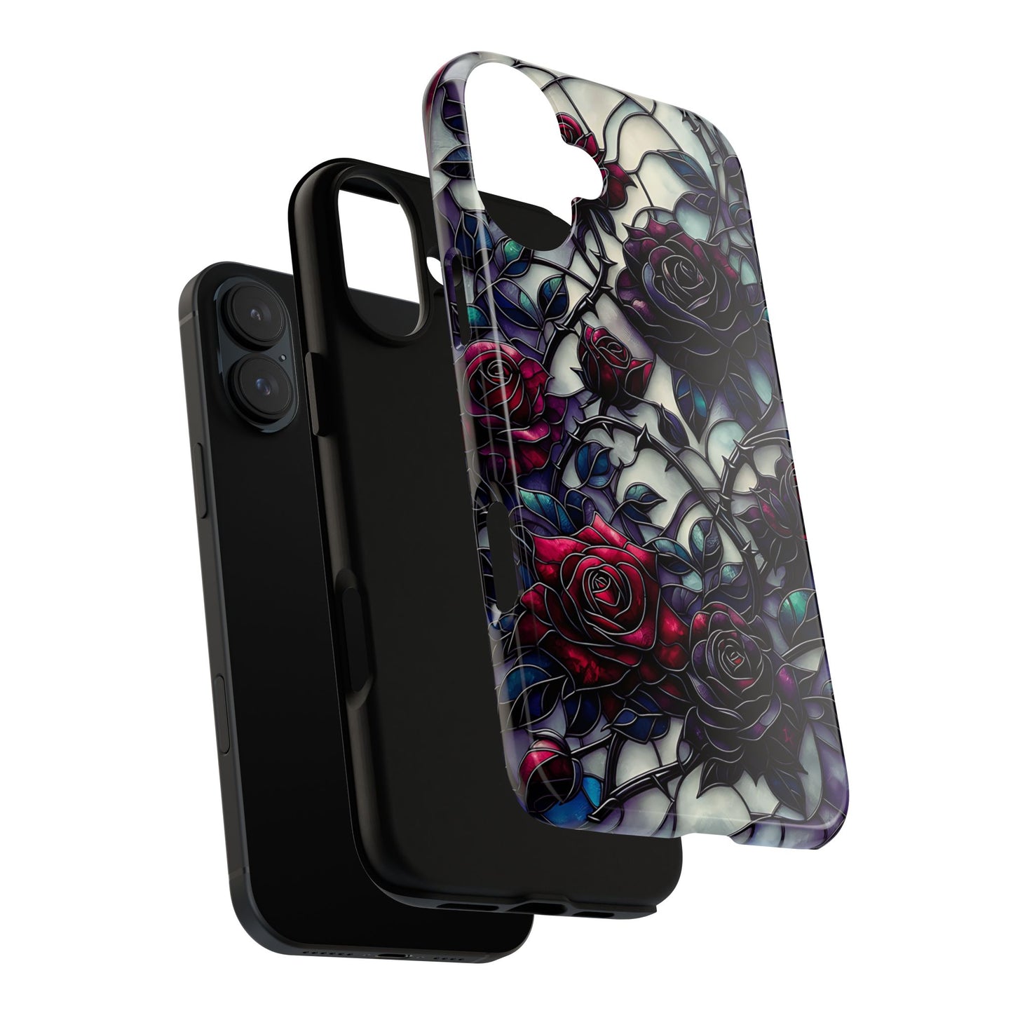 Cathedral Night Roses – Phone Case
