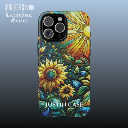 Cathedral Sunflowers - Personalized Phone Case