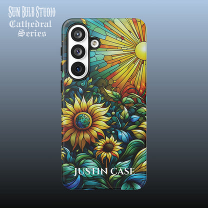 Cathedral Sunflowers - Personalized Phone Case