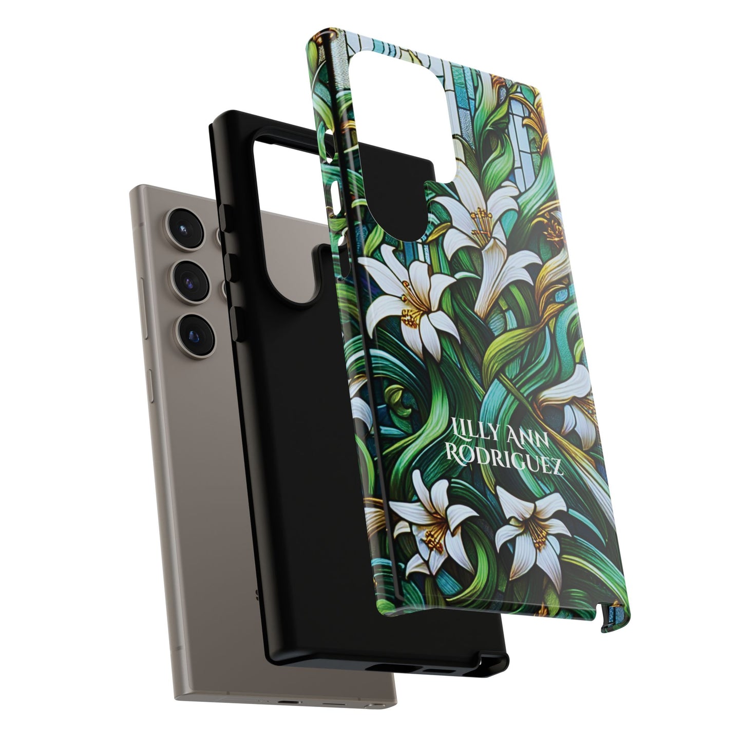 Cathedral Lilies - Personalized Phone Case