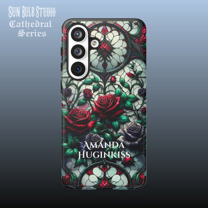 Cathedral Dawn Roses - Personalized Phone Case