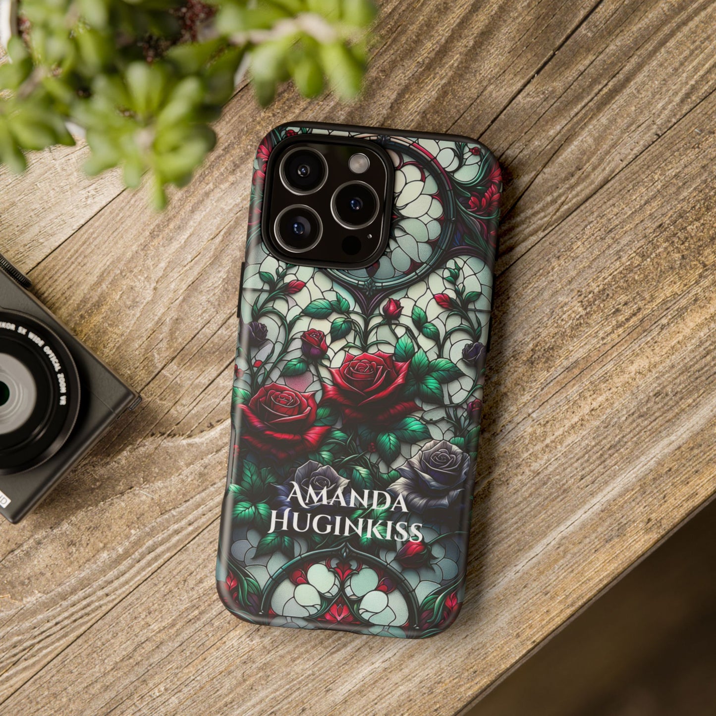 Cathedral Dawn Roses - Personalized Phone Case